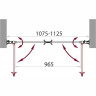 Дверь в проём BELBAGNO SELA-B-2-110-C-Cr