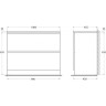Тумба Pino Scania 99,6 см BELBAGNO ALBANO ALBANO-1000-2C-PIA-PS