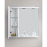 Зеркальный шкаф 90x75 см Bianco Lucido BELBAGNO MARINO MARINO-SPC-900/750-1A-BL-P-R